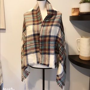 Ruggline plaid scarf NWT